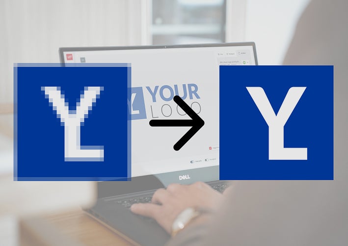 Exempel på resultat vid omritning från raster till vektor