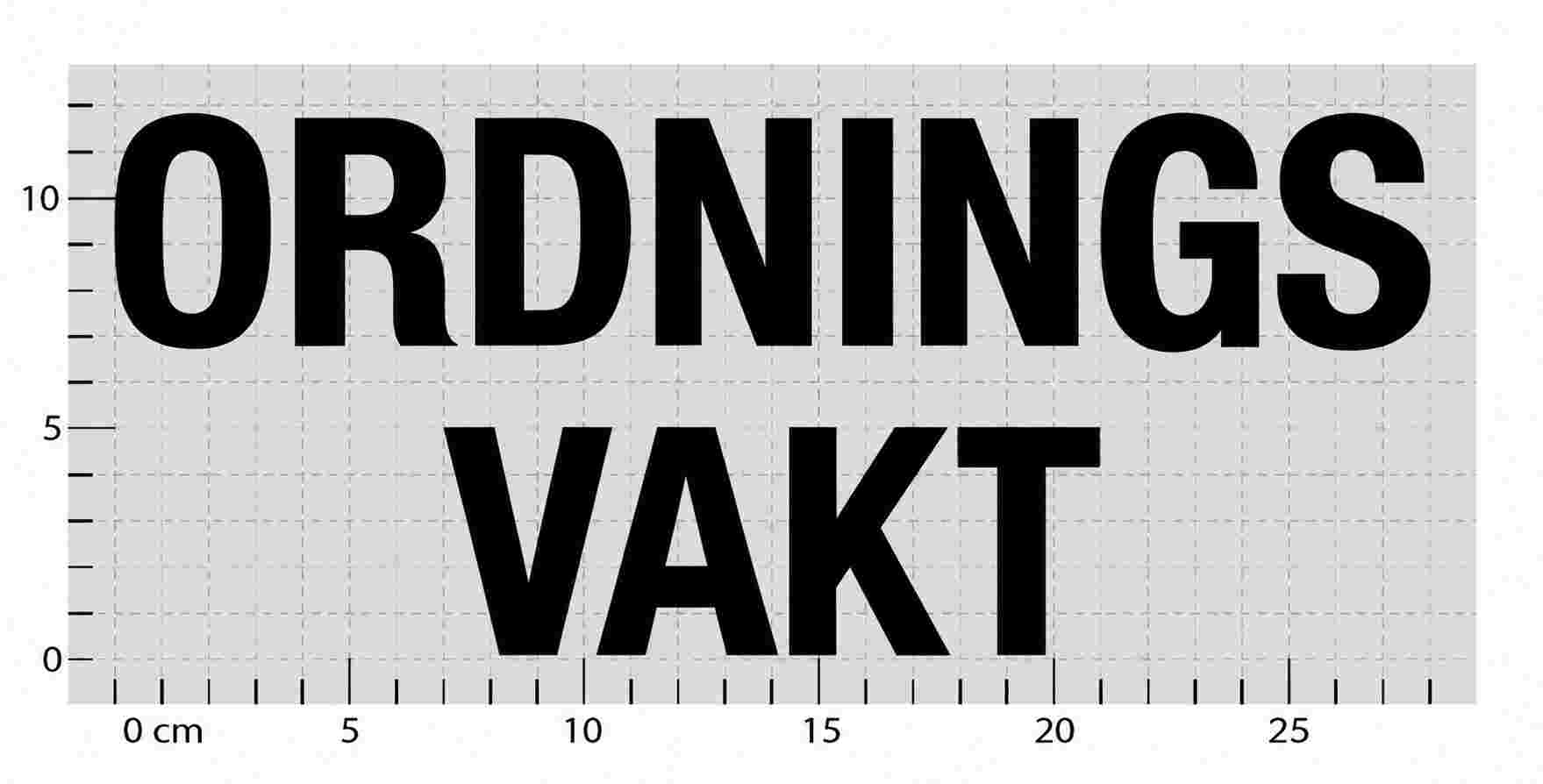 STANDARDARTIKEL: ORDNINGSVAKT
