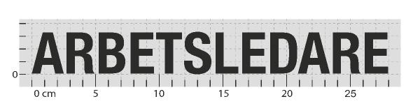 STANDARDARTIKEL: ARBETSLEDARE