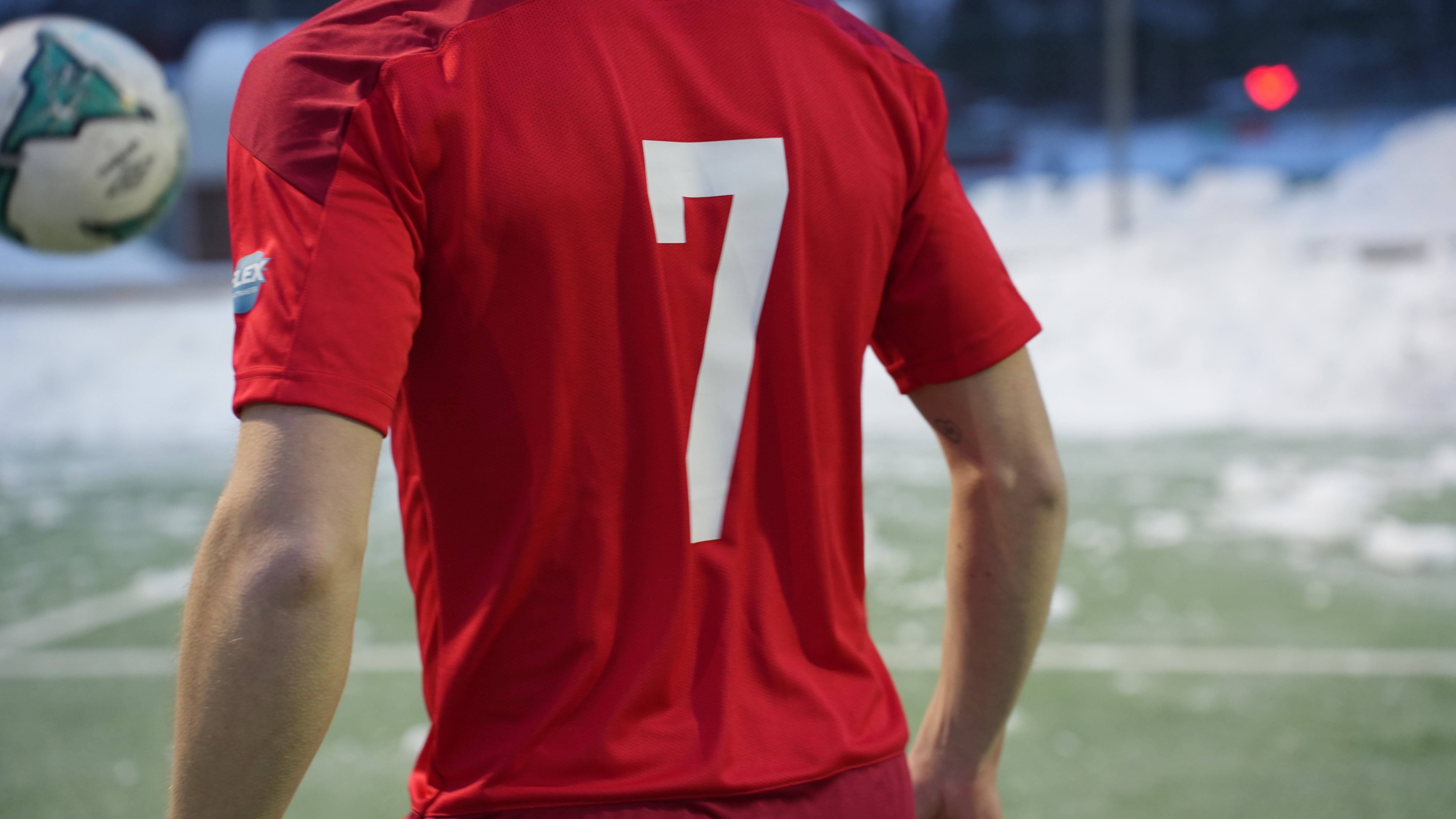 Nummertryck på Lagtröja