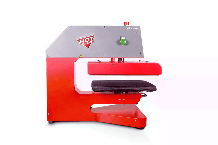 Hot 1000e transferpress från Hot screen