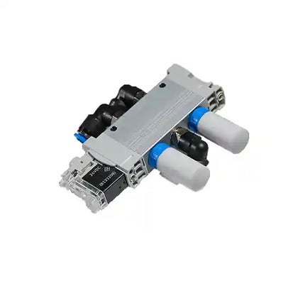 5/2 VALVE WITH INTERNAL PILOT, COMPLETE WITH FITTINGS AND MUFFLER